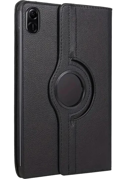 Huawei Honor Pad X8A Kılıf 360 Tablet Deri Kılıf - Siyah