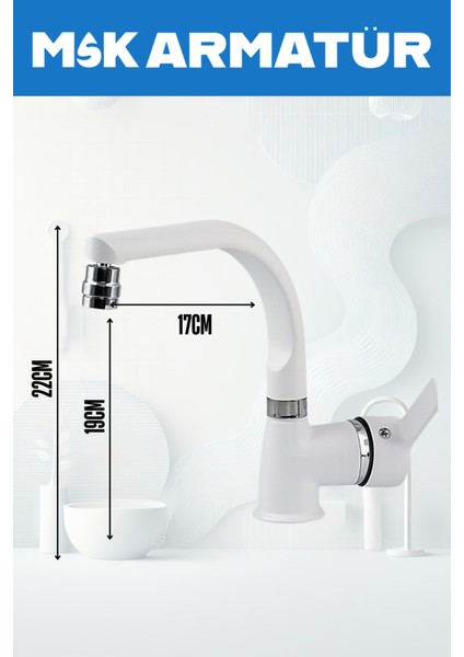 Beyaz Balık Sırtı Delta Lavabo Bataryası Oynar Başlıklı Çift Su Girişli Lavabo Musluğu Çeşme fiyatları