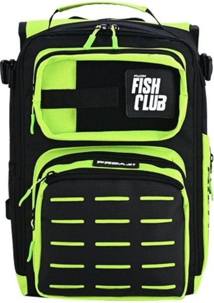 Proaji Back Pack Black Lime Balıkçı Sırt Çantası