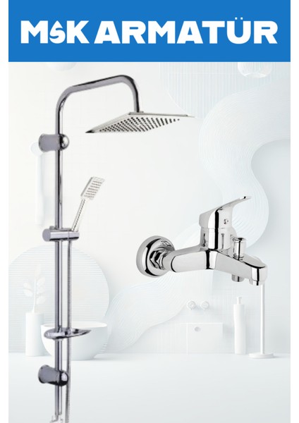 Dubai Krom Robot Banyo 2 Li Set