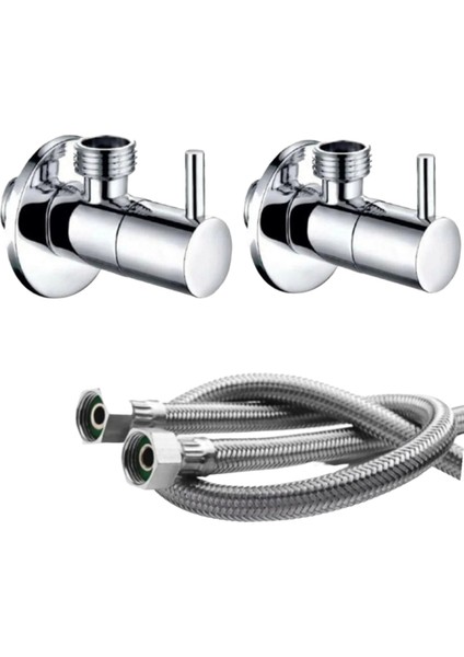 Krom Cubuk Taharet 70 cm Flex 2li Set