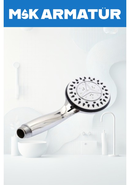 Krom Mercedes Lüx El Duşu Duş Başlığı Gri Krom Kaplama Krom Kaplı Plastik Tr Uzun Tehlikeli Değil fiyatları