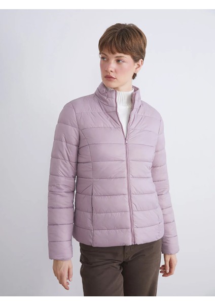 Lcw Eco Mürdüm Dik Yaka Kadın Şişme Mont