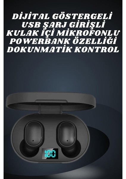 Çift Kulaklık Kampanyası Dokunmatik Kontrol Kulak Içi Yüksek Ses Kaliteli Mikrofonlu modelleri