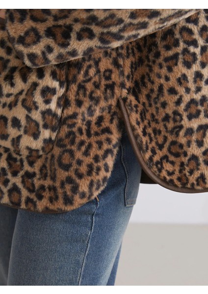 Lcw Vision Kahverengi Bisiklet Yaka Çift Taraflı Kadın Mont fırsatları