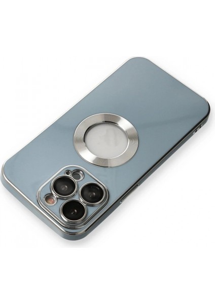 Ieg iPhone 13 Pro Max Kılıf Store Silikon - Sierra Blue modelleri