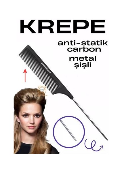 Modacar Krepe Tarağı Metal Şişli Absolute Profesyonel fiyatları