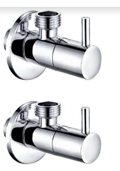 Krom Cubuk Taharet 2li Set