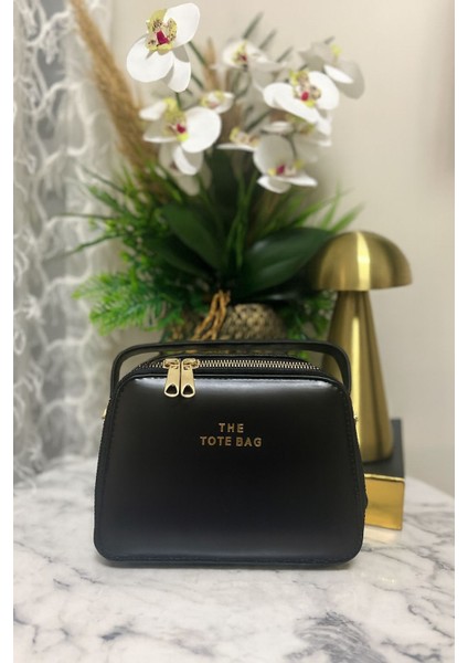 Zincir Askılı Çift Gözlü Kadın Çanta