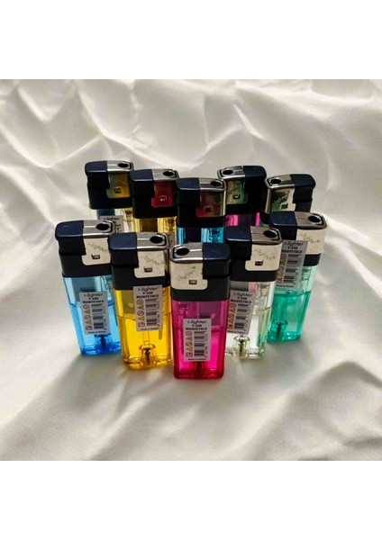 Manyetolu Çakmak 10 Adet Doldurulabilir