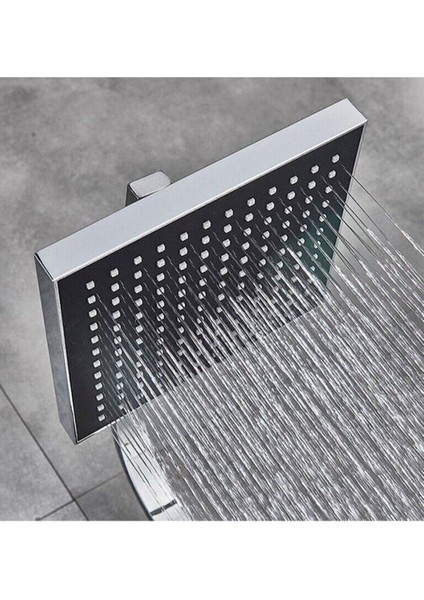 Duş Takımı Komple Set Krom Kare Tasarım Tepe ve El Duş Takımı indirimleri