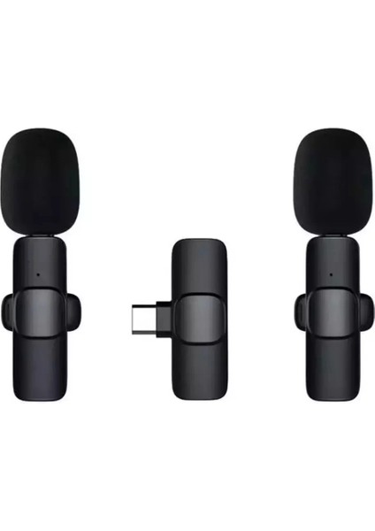 Buğz K9 2’li Type-C Kablosuz Yaka Mikrofonu