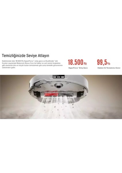 Qrevo Curv 5A1 Çöp Istasyonlu Akıllı Robot Süpürge+ Fakir Sun Dijital Bluetooth Vücut Analiz Baskülü