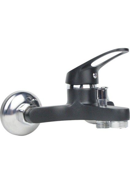 Siyah Tepe Yağmurlama Siyah Robot Seti ve Siyah Banyo Bataryası Mix-2'li Set Damla Siyah Serisi fırsatları