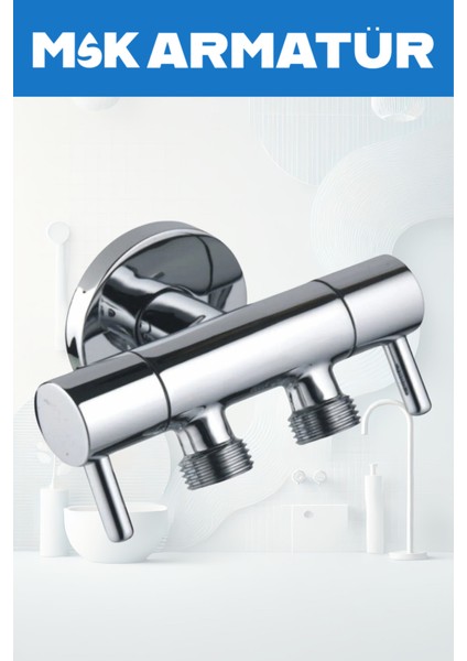 Krom Çifli Taharet Musluğu