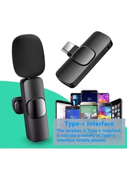 Buğz K9 2’li Type-C Kablosuz Yaka Mikrofonu