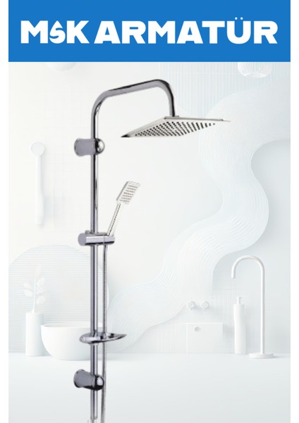 Dubai Krom Robot Duş Seti , Baston Eviye , Lavabo , Banyo Bataryası 4’lü Set fiyatları