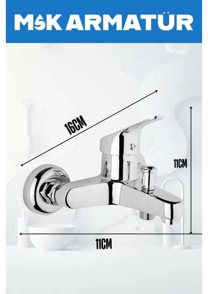 Krom Mix Banyo Bataryası Çeşmesi fiyatları