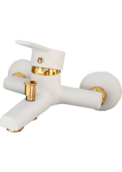 Beyaz Altın Lüks 3 Lü Set Mutfak Evye - Lavabo - Banyo Bataryası Delta Beyaz Gold Set Musluk fiyatları