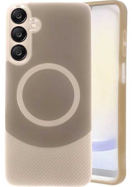 Samsung A26 Kılıf Maya Karbon Kapak - Kahverengi