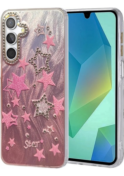 Samsung Galaxy A25 5g Kılıf Blade Aynalı Desenli Kapak - Desen 7