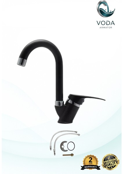 Lüx Siyah 3'lü Banyo Musluk Seti Robot Yağmurlama Tepe Duş Seti, Banyo Bataryası, Lavabo Musluğu fırsatları