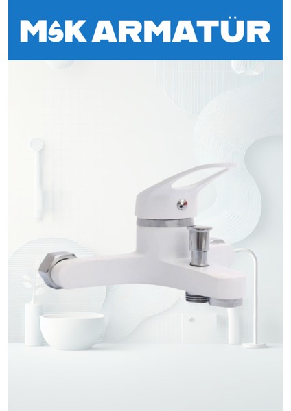 Dubai Robot Beyaz Krom Baston 3 Lü Set modelleri