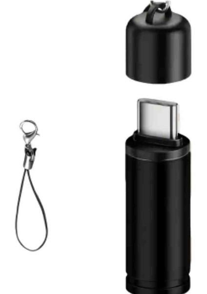 Type-C Çakmak, Telefon, Powerbank, Araç, Type-C Cihazlarla Uyumlu, Siyah Renk fırsatları