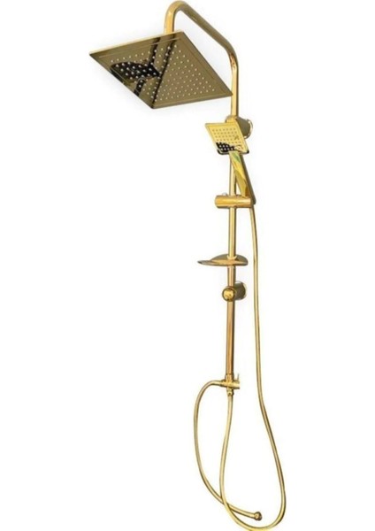 Gold Yağmurlama Robot Duş Seti Duş Başlığı