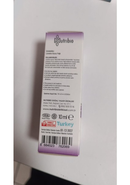 Soğuk Sıkım Lavanta Uçuçu Yağı 10ML fiyatları