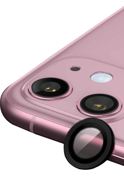 Bfs iPhone 11 Raze Metal Kamera Lens - Siyah