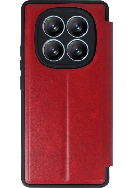 Xiaomi Redmi Note 14 Pro 4g Kılıf Flip Cover - Kırmızı fiyatları