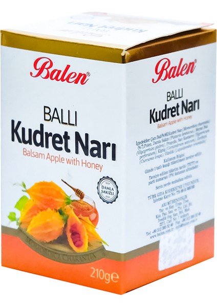 Ballı Kudret Narı Macunu 210 G - Damla Sakızlı Karışım