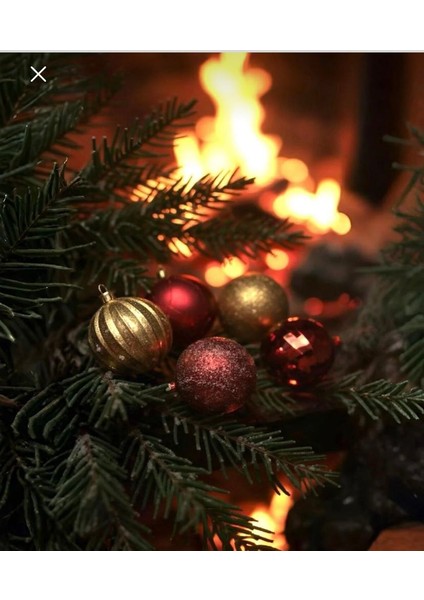 Yılbaşı Ağacı Lüks Top Süs 8 cm 50 Adet fiyatları