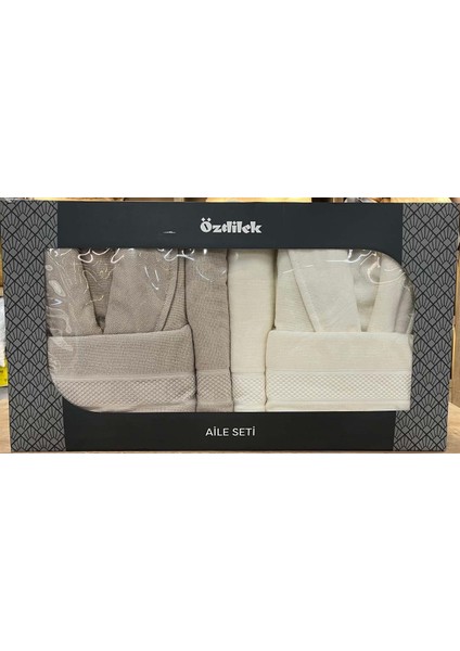 Colored Aile Seti Bej Krem