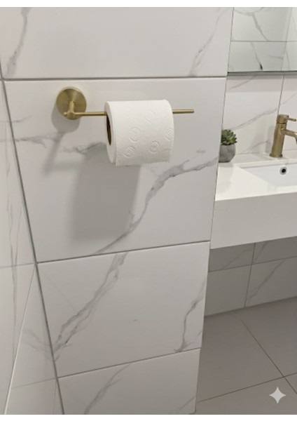 Premium Pirinç Tuvalet Kağıtlığı | El Işçiliği & Lüks Tasarım