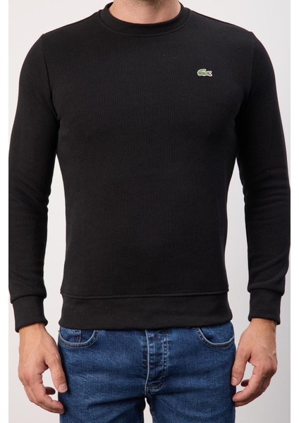 Bisiklet Yaka Dar Kesim Lacivert Erkek Triko modelleri