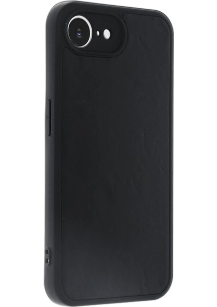Iphone 16E Kılıf Aras Deri Kapak - Siyah modelleri