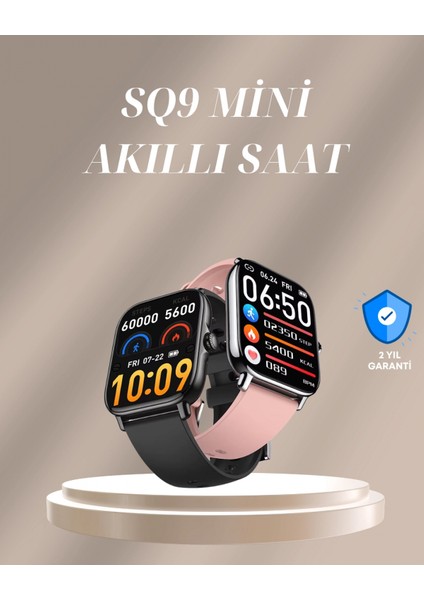 Ieg® IP67 Suya Dayanıklı Amoled Akıllı Saat Bildirim ve Sağlık Takip Özellikli