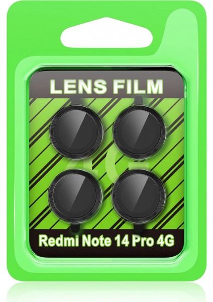 Ieg Xiaomi Redmi Note 14 Pro 4g Raze Metal Kamera Lens - Siyah