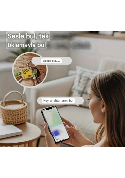 Apple Find My Uyumlu Akıllı Bluetooth Takip Cihazı | Gps Konum Etiketi | Apple İphone İçindir Sağlam Orjinal