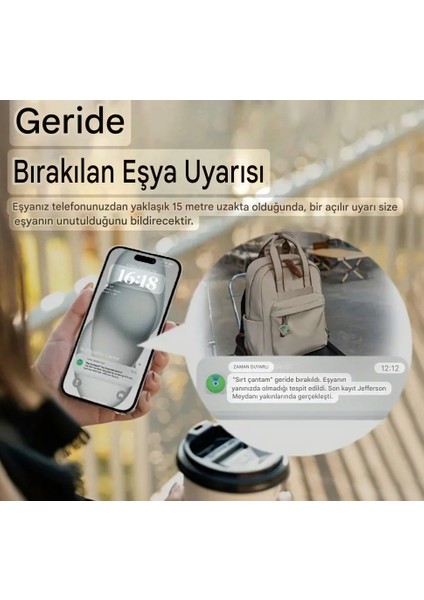 Apple Find My Uyumlu Akıllı Bluetooth Takip Cihazı | Gps Konum Etiketi | Apple İphone İçindir Sağlam Orjinal