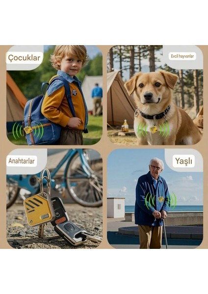 Apple Find My Uyumlu Akıllı Bluetooth Takip Cihazı | Gps Konum Etiketi | Apple İphone İçindir Sağlam Orjinal