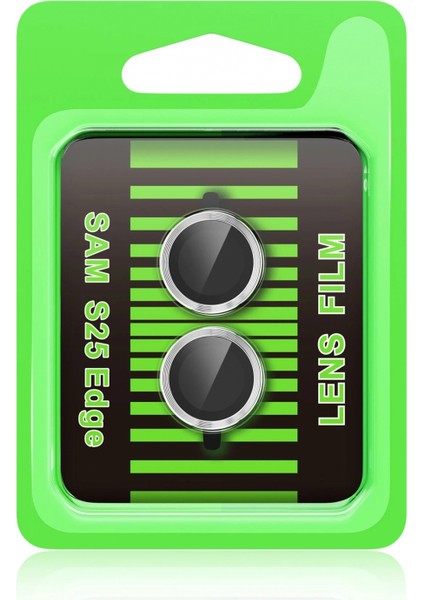 Ieg Samsung Galaxy S25 Edge Raze Metal Kamera Lens - Gümüş