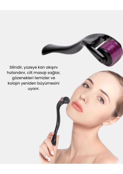 Derma Roller Titanyum İğneli Cilt Yenileyici – Akne, Kırışıklık ve Leke Karşıtı fiyatları