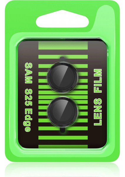 Ieg Samsung Galaxy S25 Edge Raze Metal Kamera Lens - Siyah