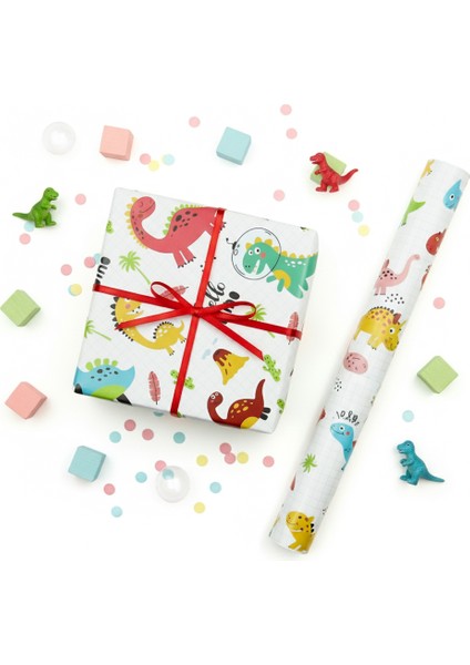 70 x 100 Hediye Paketleme Kağıdı 2'li Set (Model-2) 📚 Okul Projeleri ve Özel Günler Için Mükemmel! 🎨