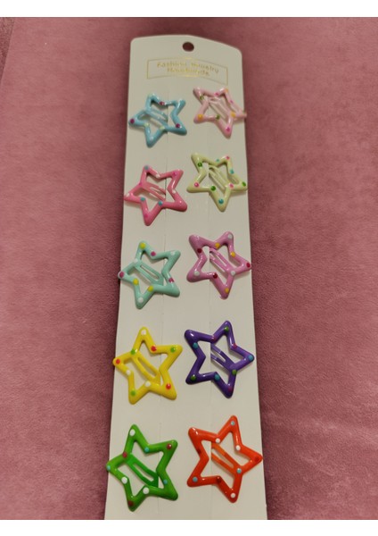 Renkli Yıldız Küçük Toka fiyatları