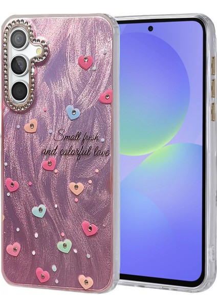 Samsung Galaxy A36 Kılıf Blade Aynalı Desenli Kapak - Desen 8