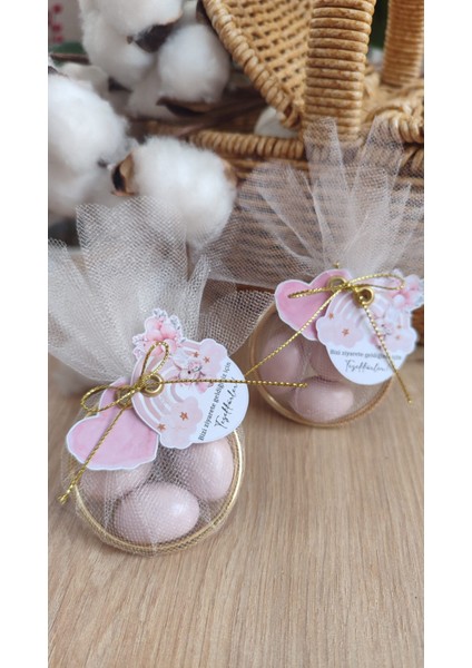 Yeni Doğan Hediyelik 10 Adet Badem Şekeri modelleri